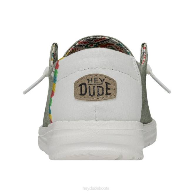 Men Olive Hey Dude Wendy Boho Shoes H6P667