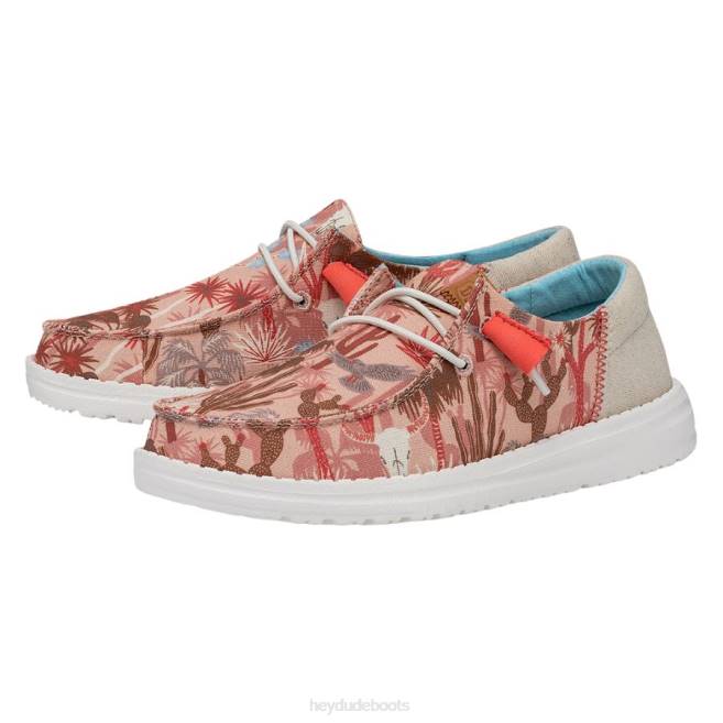 Men Pink Hey Dude Wendy Funk Oasis Shoes H6P622