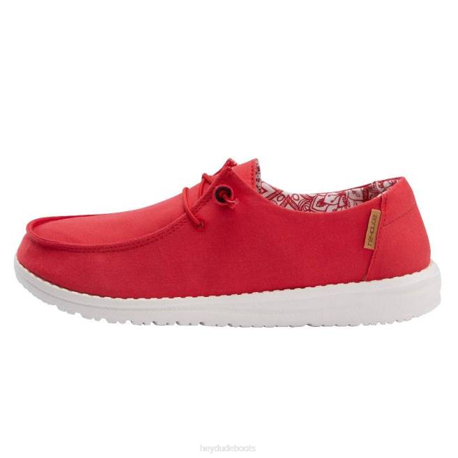 Men Red Hey Dude Wendy Shoes H6P682