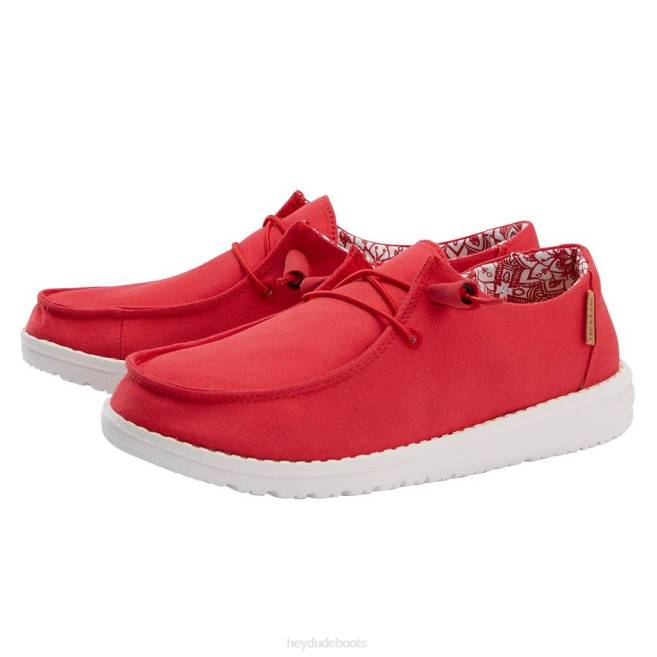 Men Red Hey Dude Wendy Shoes H6P682