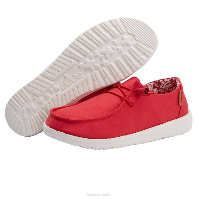 Men Red Hey Dude Wendy Shoes H6P682