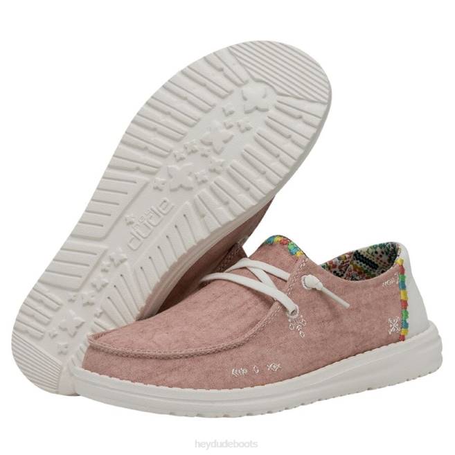 Men Rose Hey Dude Wendy Boho Shoes H6P664