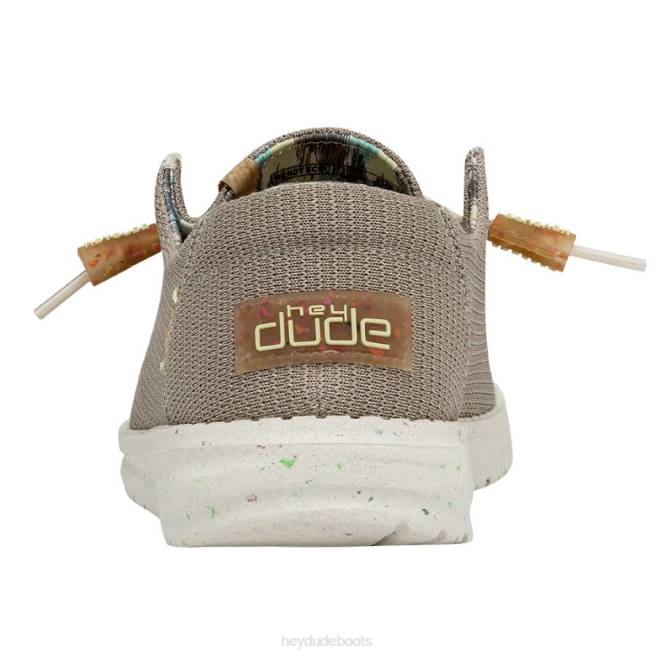 Men Tan Hey Dude Wendy Knit Shoes H6P6168