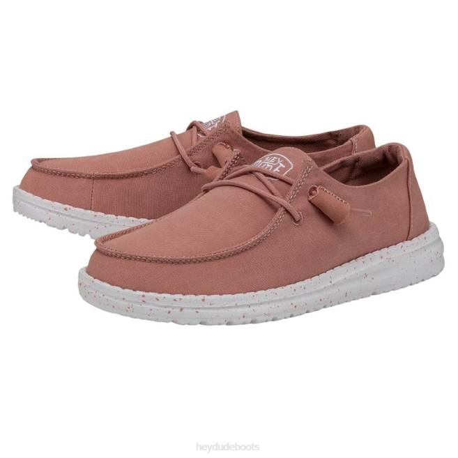 Men Terracotta Hey Dude Wendy Slub Canvas Shoes H6P636