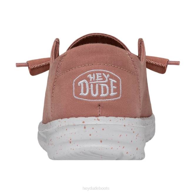 Men Terracotta Hey Dude Wendy Slub Canvas Shoes H6P636