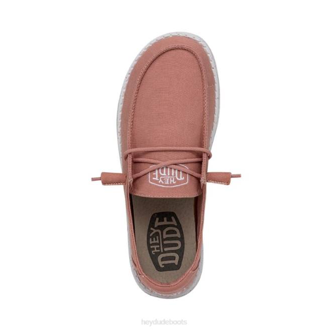 Men Terracotta Hey Dude Wendy Slub Canvas Shoes H6P636