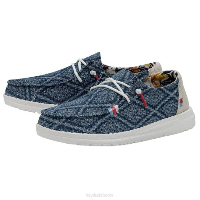 Men True Blue Hey Dude Wendy Boho Shoes H6P661