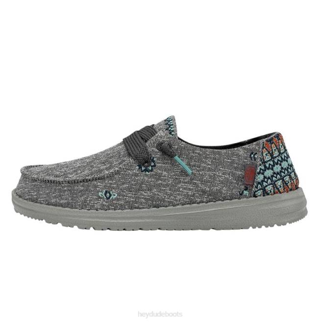 Men Tulip Grey Hey Dude Wendy Flora Shoes H6P6138