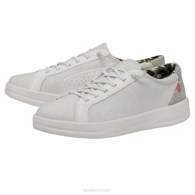 Women Coconut White Hey Dude Karina Shoes H6P6231