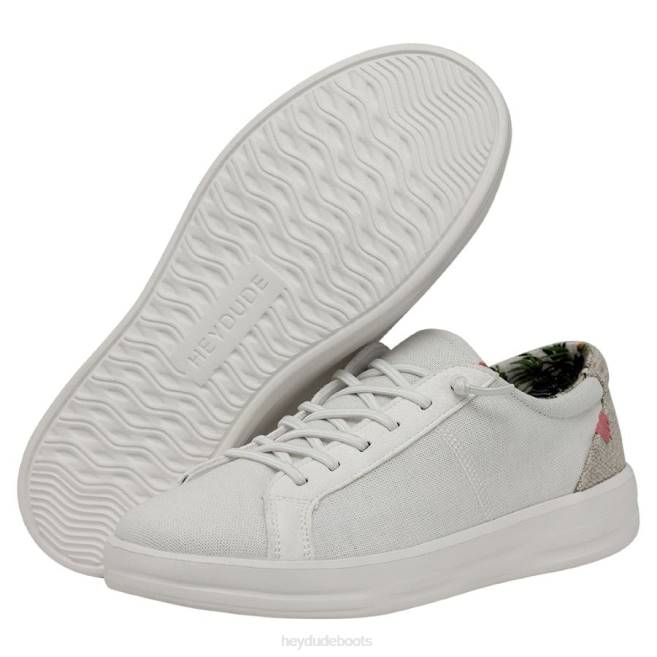 Women Coconut White Hey Dude Karina Shoes H6P6231