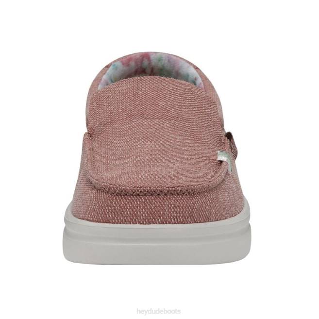 Women Dusty Pink Hey Dude Misty Rise Shoes H6P6227