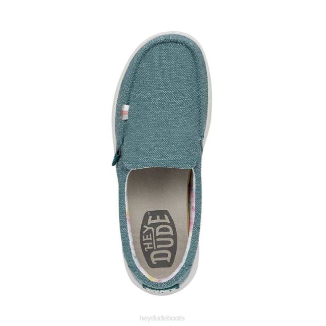 Women Tropical Blue Hey Dude Misty Rise Shoes H6P6226