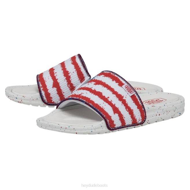 Women Flag Hey Dude Chandler Knit Shoes H6P6251