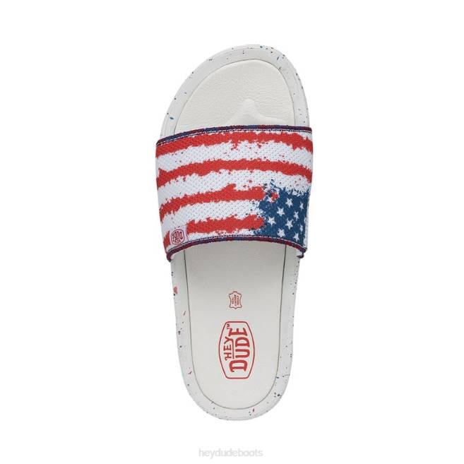 Women Flag Hey Dude Chandler Knit Shoes H6P6251