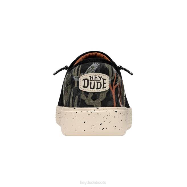 Women Black Hey Dude Cody Desert Shoes H6P6222