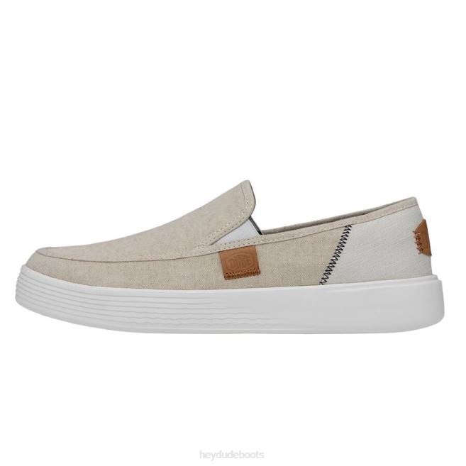 Women White Hey Dude Sunapee Craft Shoes H6P6243