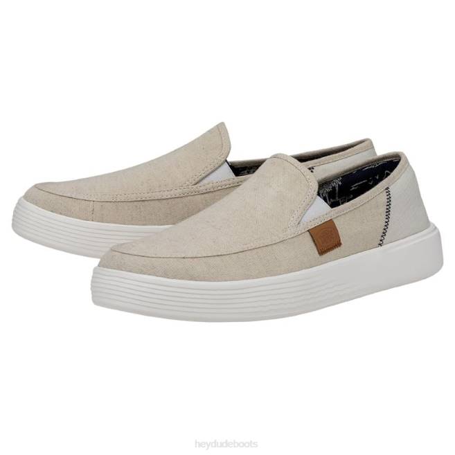 Women White Hey Dude Sunapee Craft Shoes H6P6243