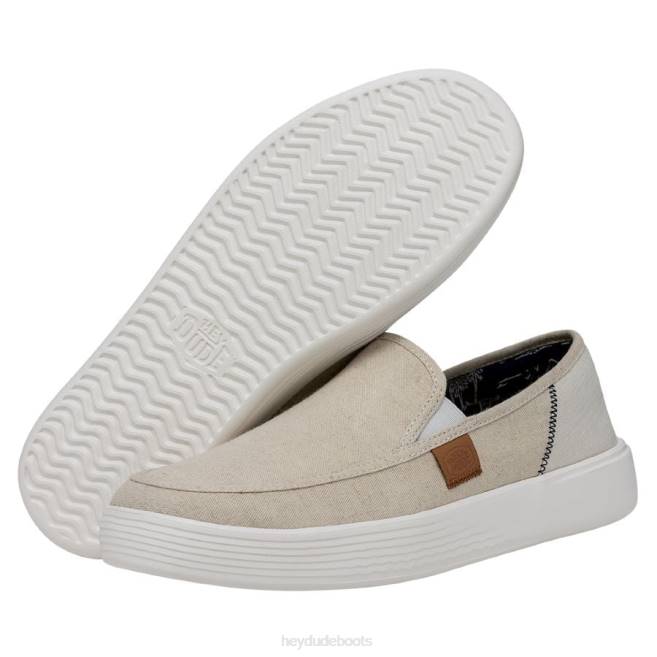 Women White Hey Dude Sunapee Craft Shoes H6P6243